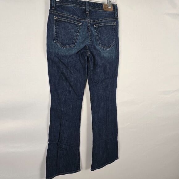 Eddie Bauer Jeans Women's 2 Regular Fit Blue Dark Wash Straight - Picture 15 of 16
